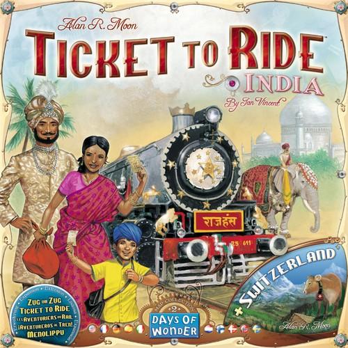 Ticket To Ride India + Switzerland Expansion - Mega Games Penrith