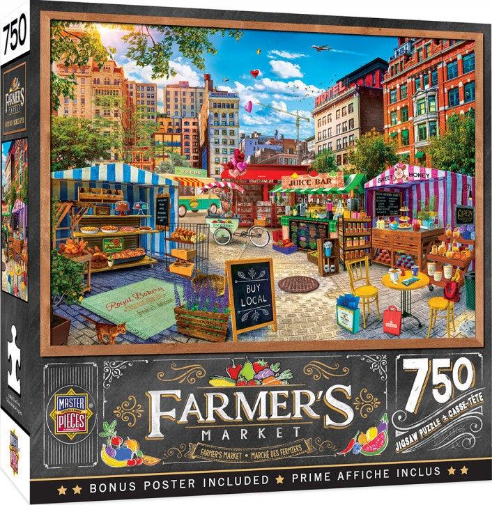 Masterpieces Farmer's Market, Buy Local Honey 750pc Jigsaw Puzzle - Mega Games Penrith