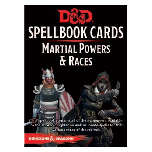 D&D Spellbook Cards Martial Powers & Races Deck (61 Cards) Revised 2017 Edition - Mega Games Penrith