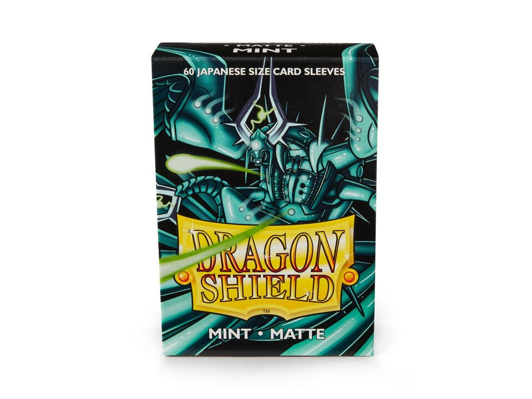 Sleeves - Dragon Shield Japanese- Box 60 - Mint MATTE - Mega Games Penrith
