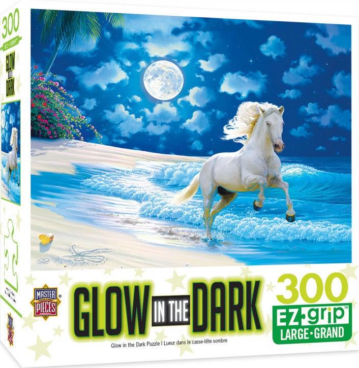 Masterpieces Glow In The Dark 300 pc Ez Grip Jigsaw Puzzle - Moonlight Dance - Mega Games Penrith