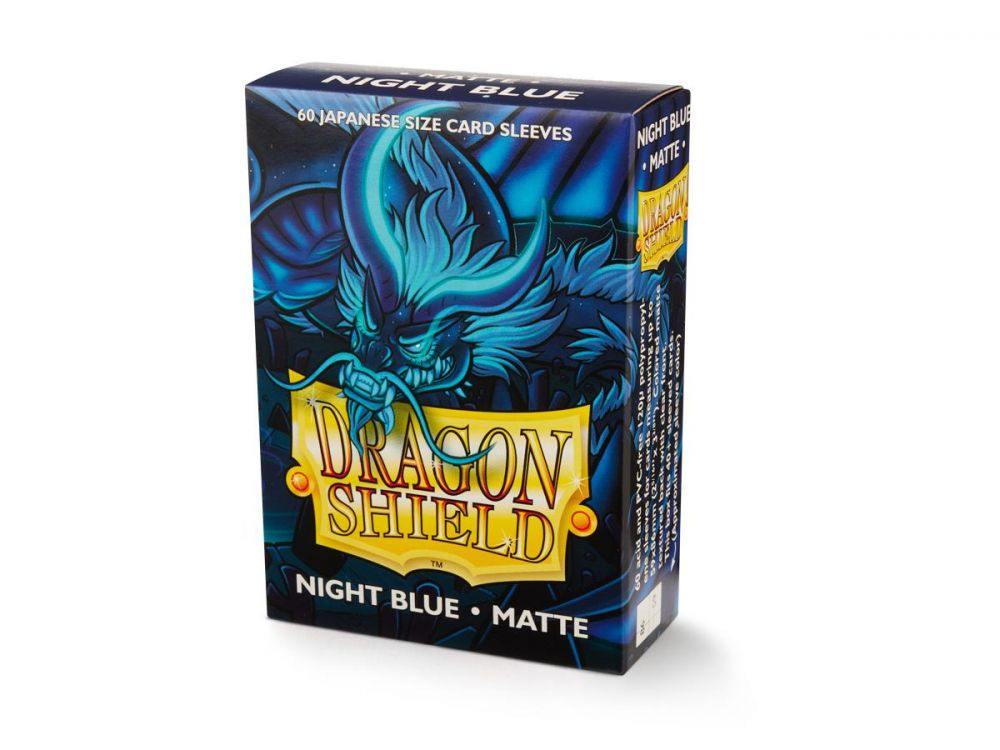 Dragon Shield Japanese Night Blue Matte 60ct Sleeves - Mega Games Penrith