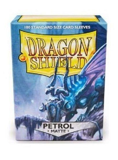 Dragon Shield Standard Size, Box 100, Sleeves Matte - Petrol - Mega Games Penrith