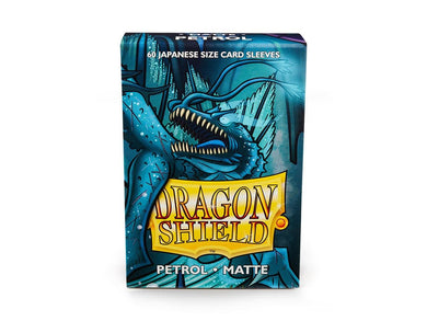 Sleeves - Dragon Shield Japanese- Box 60 - Petrol MATTE - Mega Games Penrith