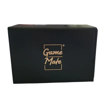 Black High-Class Deck Box - Magnetic Closure - 160 Cards - Game Mate