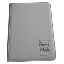 Load image into Gallery viewer, White High-Class - 9pkt Card Binder - Zippered - 360 Cards - Game Mate
