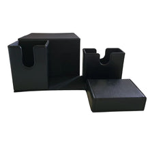 Load image into Gallery viewer, Black High-Class Deck Box - Magnetic Closure - 160 Cards - Game Mate
