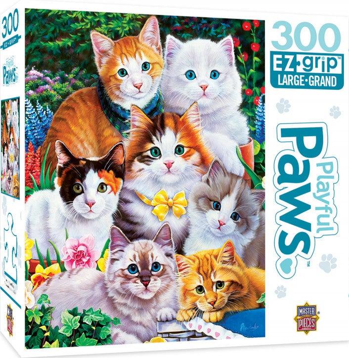 Masterpieces Playful Paws Purrfectly Adorable 300pc Ezgrip Jigsaw Puzzle - Mega Games Penrith