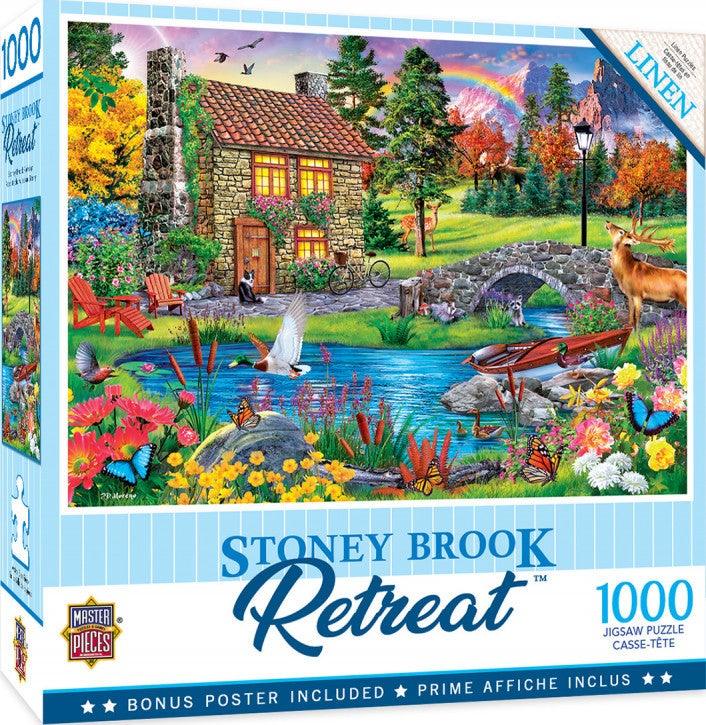Masterpieces Retreat Stoney Brook Cottage 1000pc Jigsaw Puzzle - Mega Games Penrith