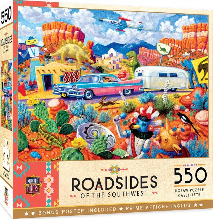 Masterpieces Roadsides of the Southwest, Off the Beaten Path 550pc Jigsaw Puzzle - Mega Games Penrith