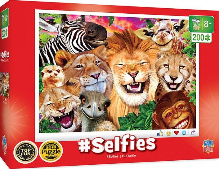 Masterpieces Selfies 200pc Jigsaw Puzzle - Safari Sillies - Mega Games Penrith