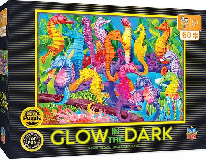 Masterpieces Glow in the Dark Singing Seahorses 60pc Jigsaw Puzzle - Mega Games Penrith