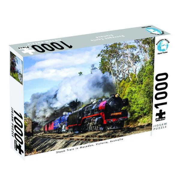 Steam Train in Macedon, Victoria, Australia 1000pc - Mega Games Penrith