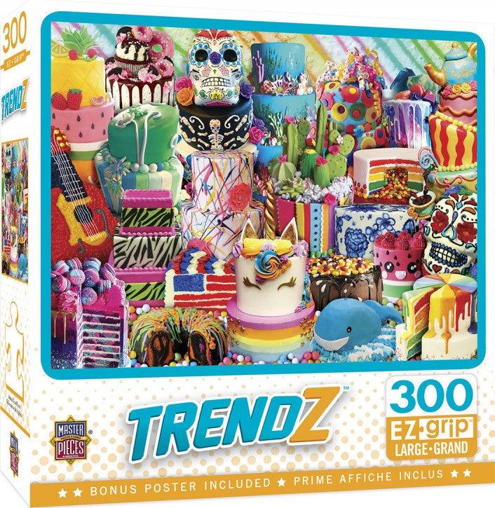 Trendz Fancy Cakes 300pc Ez grip Jigsaw Puzzle - Mega Games Penrith