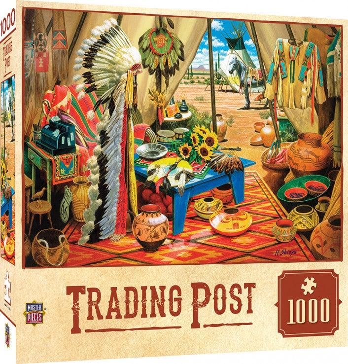 Tribal Spirit Trading Post 1000pc Jigsaw Puzzle - Mega Games Penrith