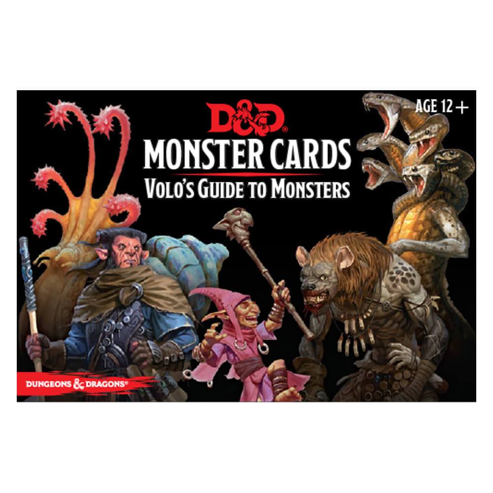 D & D Monster Cards Volo's Guide - Mega Games Penrith