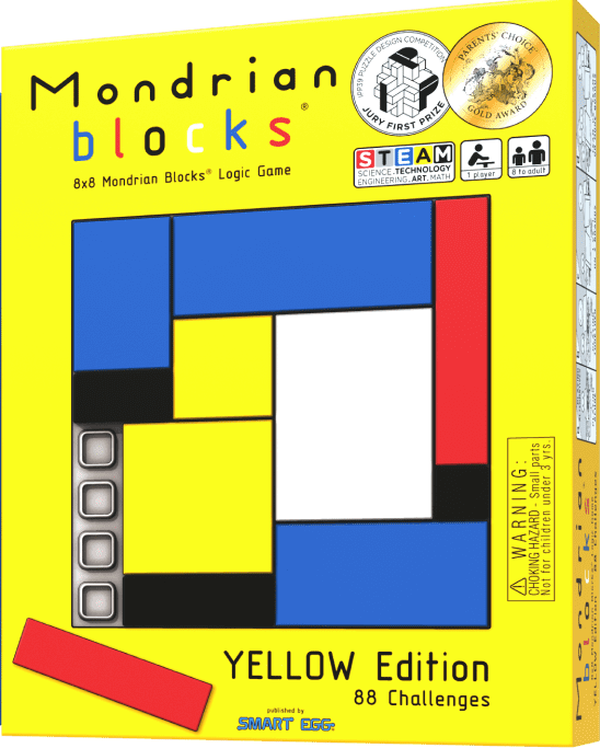 Mondrian Blocks Yellow Edition - Mega Games Penrith